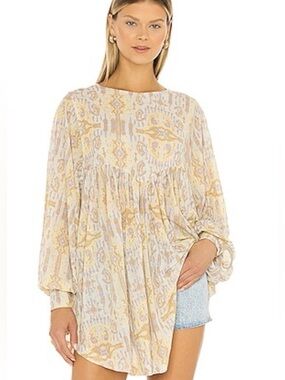 free people oceana mini dress Free People | Dresses | Free People Oceana Mini Dress Ivory Combo Nautical  Fish Print Xl
